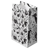 魔法の魔女お洒落ウィッカ信者異教のパーティー スモールペーパーバッグ (裏面アングル)