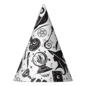 魔法の魔女お洒落ウィッカ信者異教のパーティー パーティーハット (左)