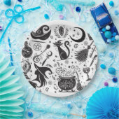 魔法の魔女お洒落ウィッカ信者異教のパーティー ペーパープレート (パーティー)