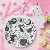 魔法の魔女お洒落ウィッカ信者異教のパーティー ペーパープレート (パーティー)