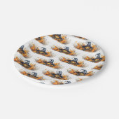 魔法の魔女とウィザーズハローウィンパーティ ペーパープレート (アングル)