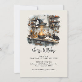 魔法の魔女のキッチン、ハロウィーン 招待状