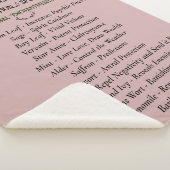 魔法の魔女ハーブピンク シェルパブランケット (3/4)