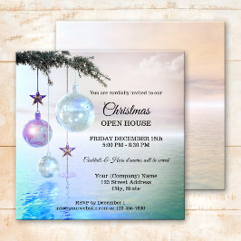 魔法の魔法の魔法のクリスマスパーティーオープンハウス 招待状