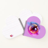 魔法の魔法の魔法のファンタジードラゴンズアイハート ノートブック (内部)