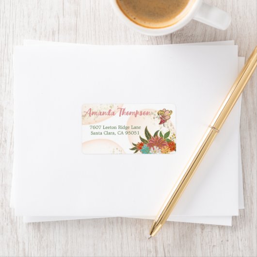 魔法の魔法の魔法の妖精の森お洒落林 ラベル (インサイチュ)