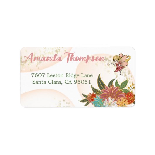 魔法の魔法の魔法の妖精の森お洒落林 ラベル (正面)