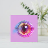 魔法の魔法の魔法の魔法の紫のファンタジードラゴンズアイカード (スタンド正面)