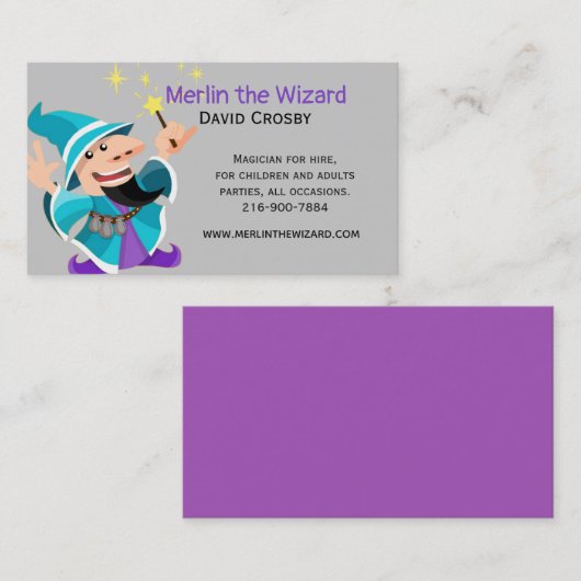 魔法の魔法使いの名刺 名刺 (正面/裏面)