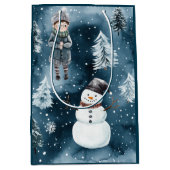 魔法の魔法使い陶器の休日 ミディアムペーパーバッグ (正面)