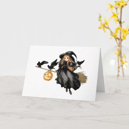 魔法の魔法使い カード (黄色い花)