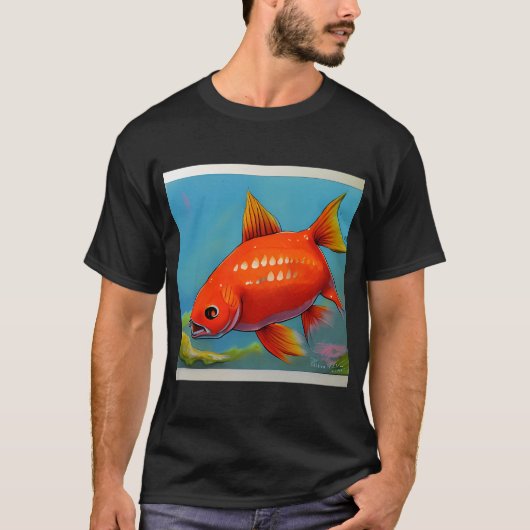 魔法の魚 Tシャツ (正面)