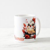魔法の鳥：色の歌。 コーヒーマグカップ (正面右)