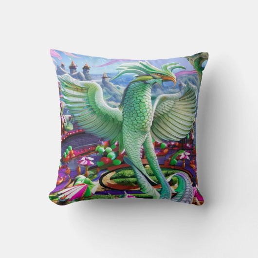 魔法の鳳凰 クッション (正面)