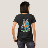 魔法の鹿の森 Tシャツ (裏面フル)