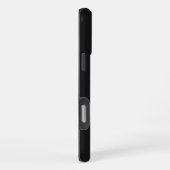魔法の鹿ブラック iPhoneケース (右側面)