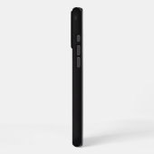 魔法の鹿 ブラック iPhoneケース (左側面)