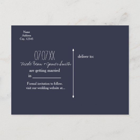 魔法の黄昏空 星と葉の保存日 案内ポストカード (裏面)