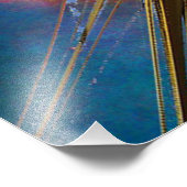 魔法の黄金の星 フォトプリント            (角)