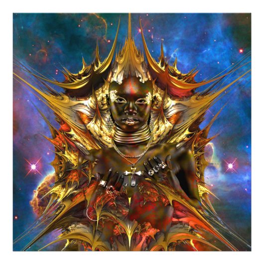 魔法の黄金の星 フォトプリント            (正面)