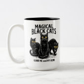 魔法の黒猫 ツートーンマグカップ (左)