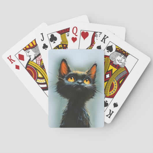 魔法の黒猫 トランプ (裏面)