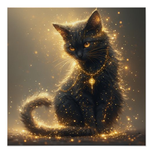 魔法の黒猫 ポスター (正面)