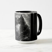 魔法の黒猫 マグカップ (正面右)