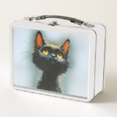 魔法の黒猫 メタルランチボックス (正面)