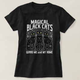 魔法の黒猫 Tシャツ