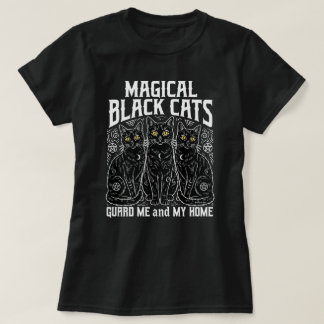 魔法の黒猫 Tシャツ