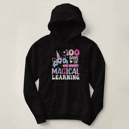 魔法の100日学の学校の日 パーカ (デザイン正面)