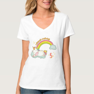 魔法の5歳の誕生日お祝い Tシャツ