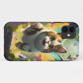 魔法のiPhoneケース(猫好きとドリーマー) Case-Mate iPhoneケース (裏面(横))