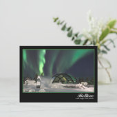 魔法のNorthern Lightsのクリスマスカード シーズンカード (スタンド正面)