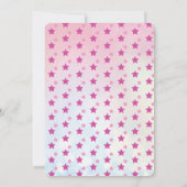 魔法のParty Girls グリッター ユニコーン 誕生日 招待状 (裏面)