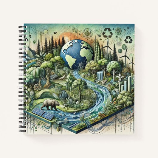 魔法のtouchで古生物学を発見。 ノートブック (正面)