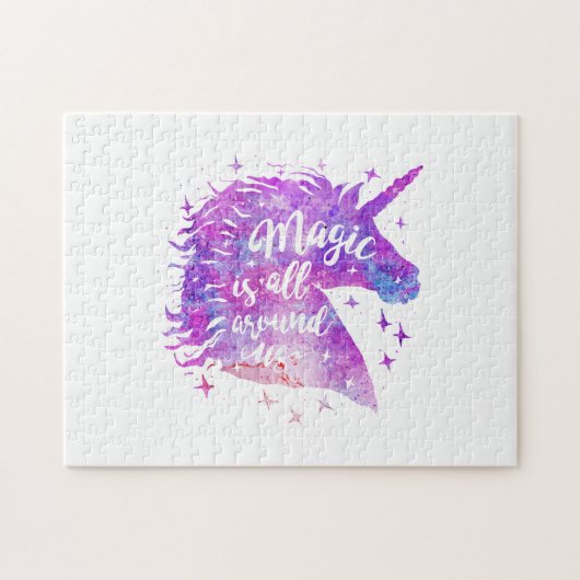 魔法はのまわりにすべて – 背景色の選択 ジグソーパズル (横)