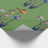 魔法は包装紙水彩画の芸術の急速に広まります ラッピングペーパー (角)