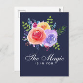 魔法は君のフローラだ感動的 ポストカード (正面/裏面)