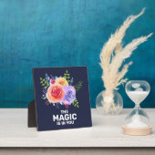 魔法は君のフローラ感動的デザイン フォトプラーク (インサイチュ)