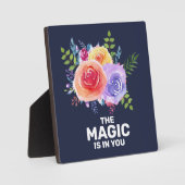 魔法は君のフローラ感動的デザイン フォトプラーク (正面)