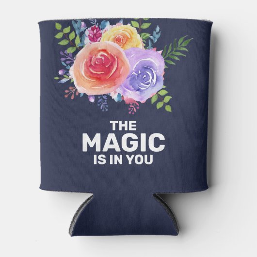 魔法は君のフローラ感動的デザイン 缶クーラー (正面)