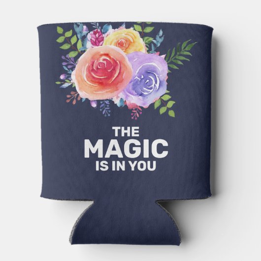 魔法は君のフローラ感動的デザイン 缶クーラー (裏面)