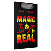 魔法は実在ハロウィーンカボチャ魔女の杖 クリップボード (右)