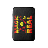 魔法は実在ハロウィーンカボチャ魔女の杖 バスマット (正面縦)