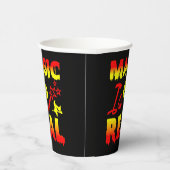 魔法は実在ハロウィーンカボチャ魔女の杖 紙コップ (右)