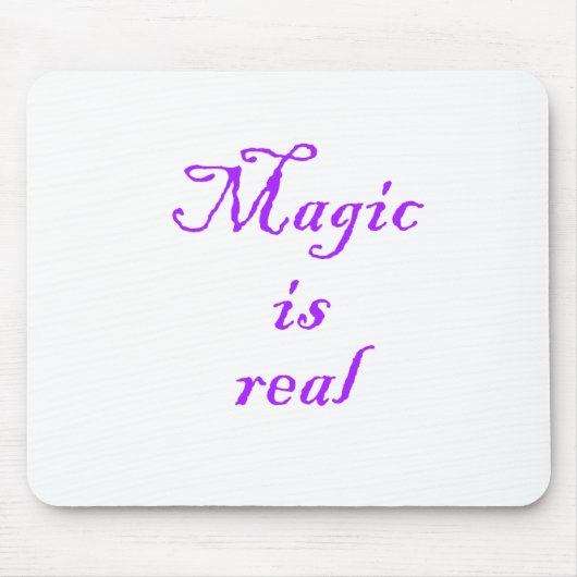 魔法は実在口に入る マウスパッド (正面)