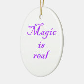魔法は実質楕円形のオーナメントです セラミックオーナメント (左)