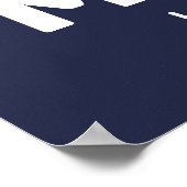 魔法は引用文水カラーフローラデザイン ポスター (角)